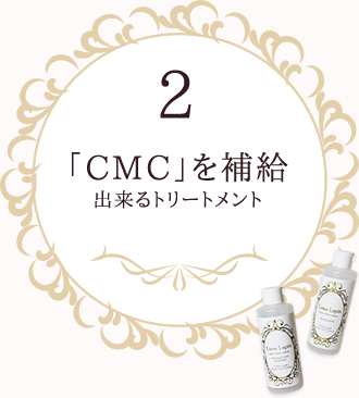 2 「CMC」を補給出来るトリートメント