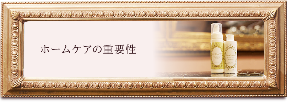 ホームケアの重要性